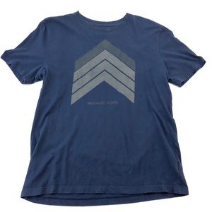 Michael Kors Short Sleeve T-Shirt Blue Size Med